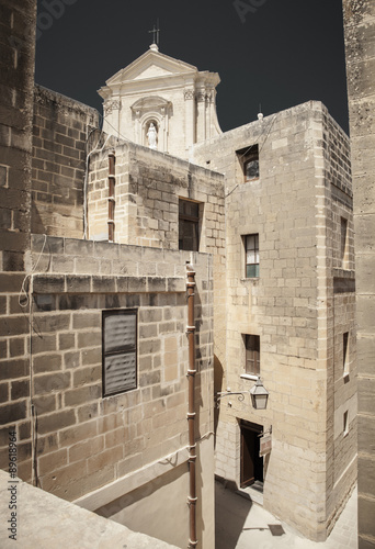 Fortification Cittadell in city Victoria, Malta photo