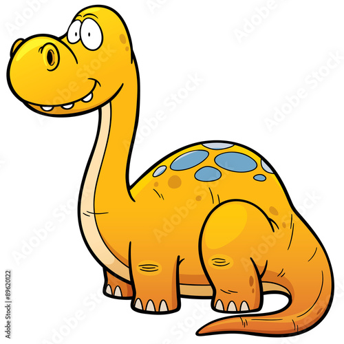 Vector illustration of Dinosaur cartoon