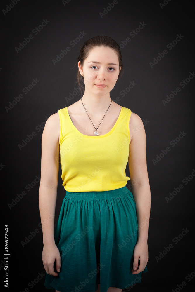 beautiful woman doing different expressions in different sets of clothes: love beautiful woman doing different expressions in different sets of clothes: love