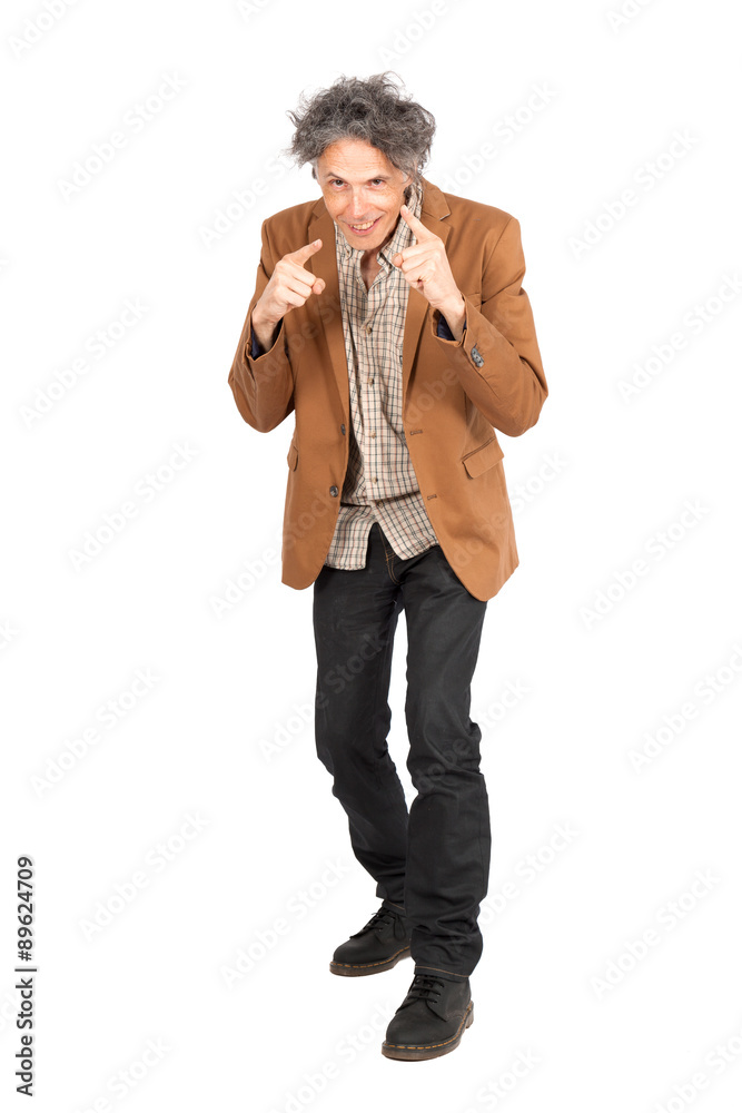 Handsome man doing different expressions in different sets of clothes: posing Handsome man doing different expressions in different sets of clothes: posing