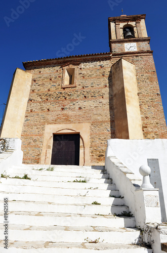 Church of St. James, Castaño del Robledo, province of Huelva, Andalusia, Spain photo