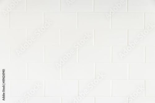 White tiles wall textures background