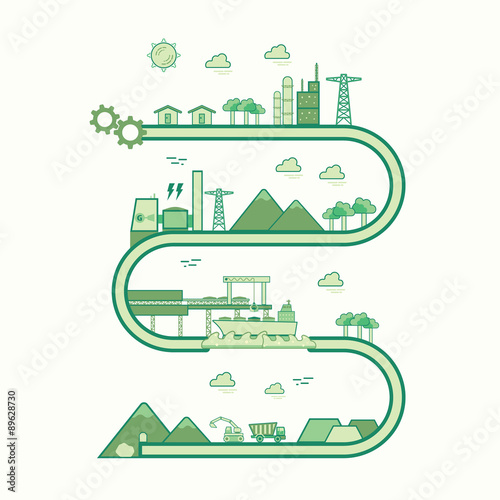 coal graphic line