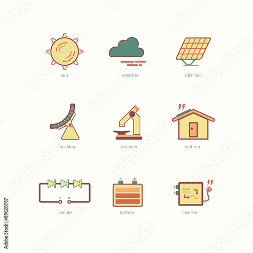 solar cell icon