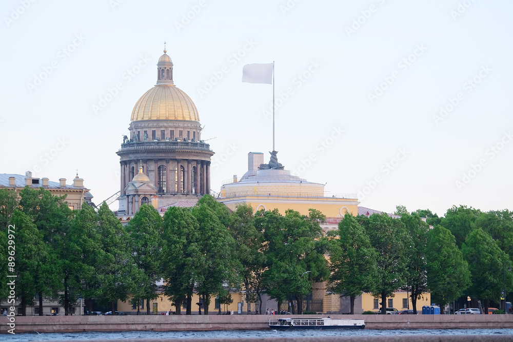 St. Isaac's Cathedral, one of the famoust buildings of St. Petersburg, Russia
