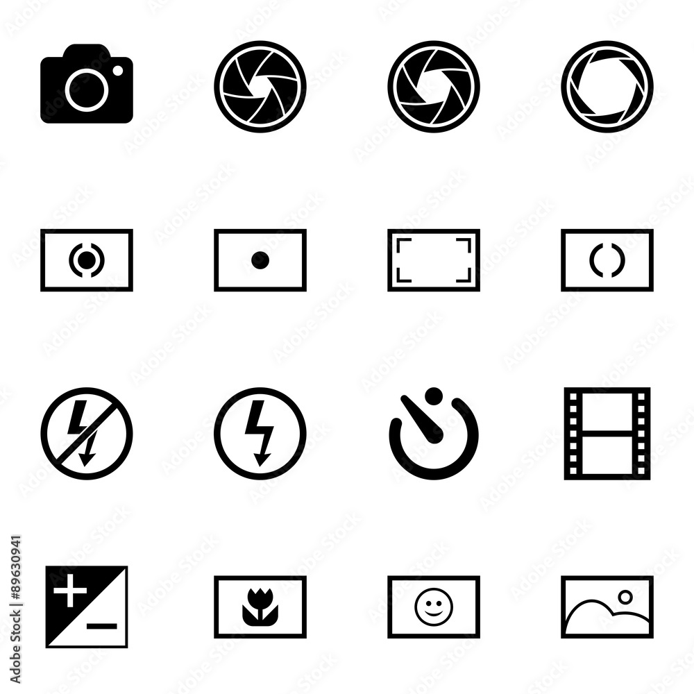 Photo Photography icons Iconset