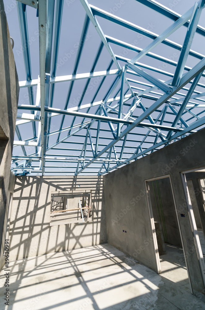 Naklejka premium Steel Roof-14