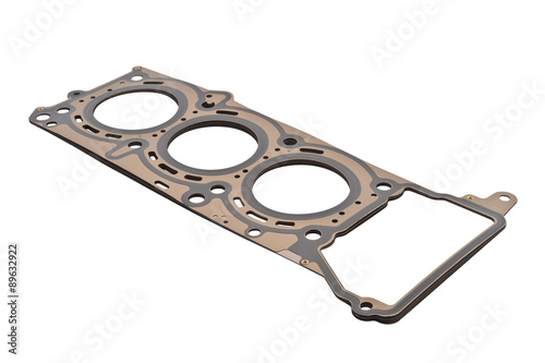 Cylinder head gasket car engine isolated