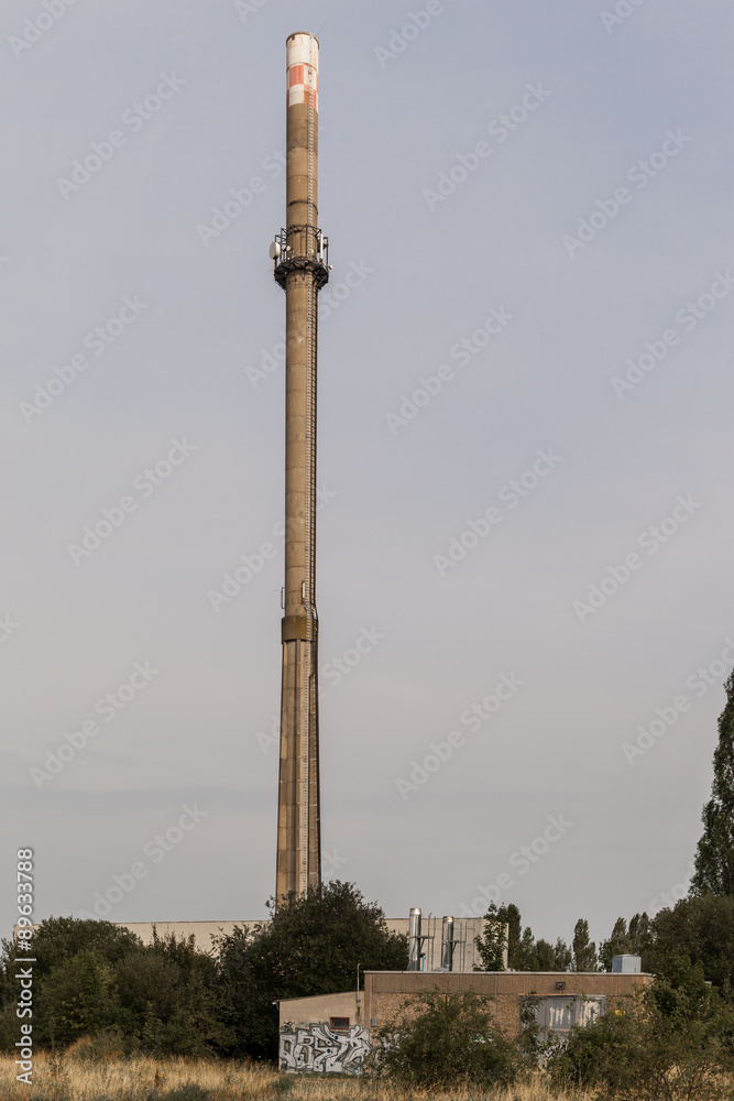 Obraz premium Schornstein Industrieanlage Blankenburg Harz