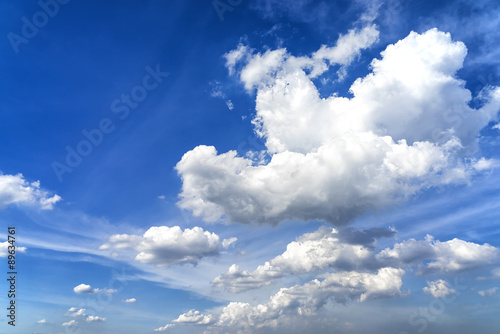 Fototapeta Naklejka Na Ścianę i Meble -  Beautiful clouds and blue sky
