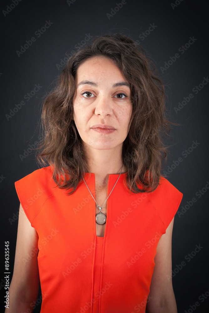 custom made wallpaper toronto digitalBeautiful woman doing different expressions in different sets of clothes: thinking