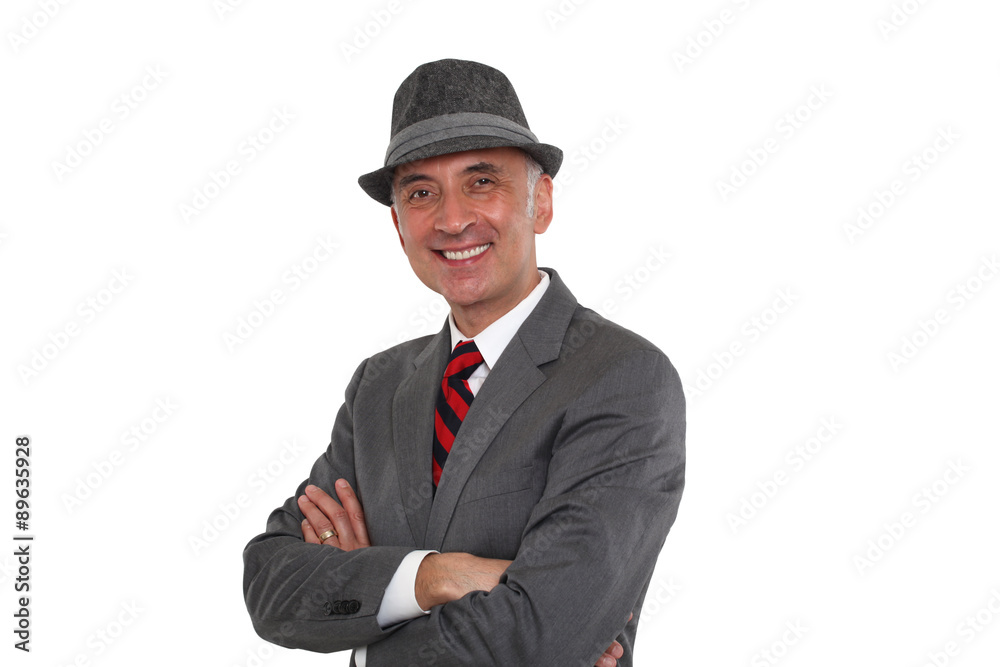 Portrait of a business man smiling Portrait of a business man smiling