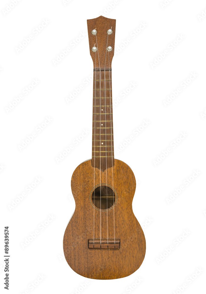 Naklejka premium Toy Ukulele Guitar Isolated