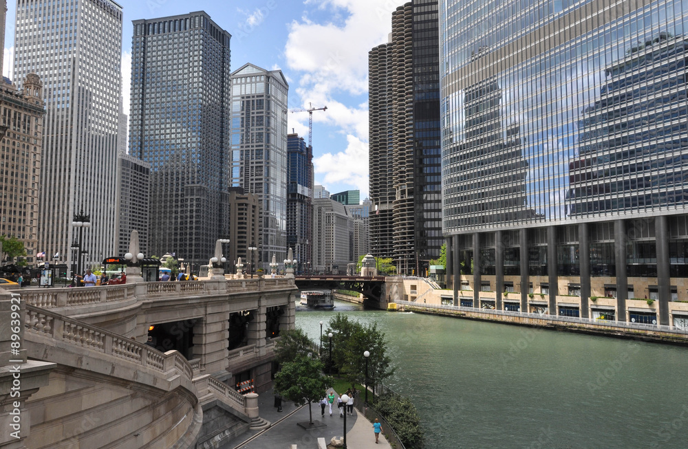 Obraz premium Chicago River, Chicago