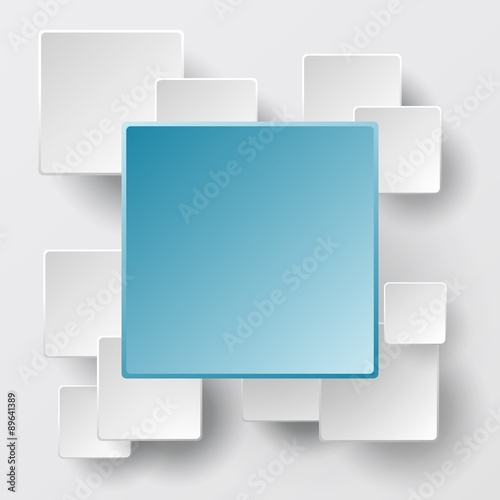Paper square banners