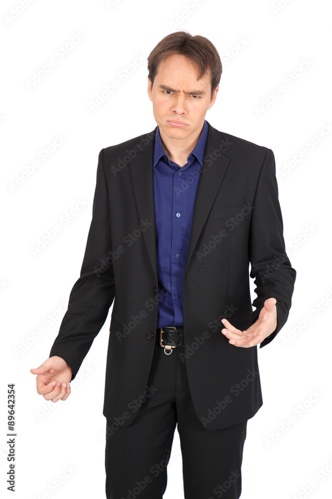 handsome man doing different expressions in different sets of clothes: surprise handsome man doing different expressions in different sets of clothes: surprise