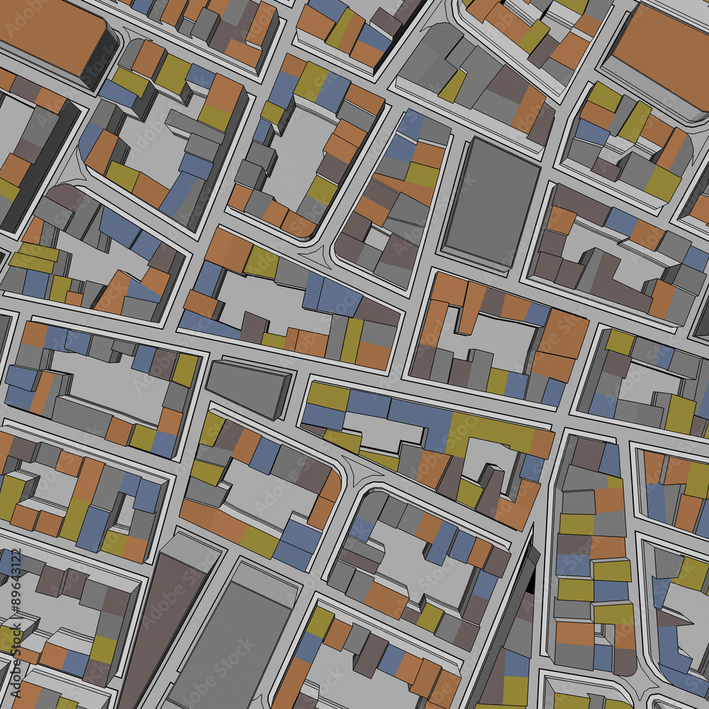 Cartoon town bird eye view urban background Cartoon town bird eye view urban background