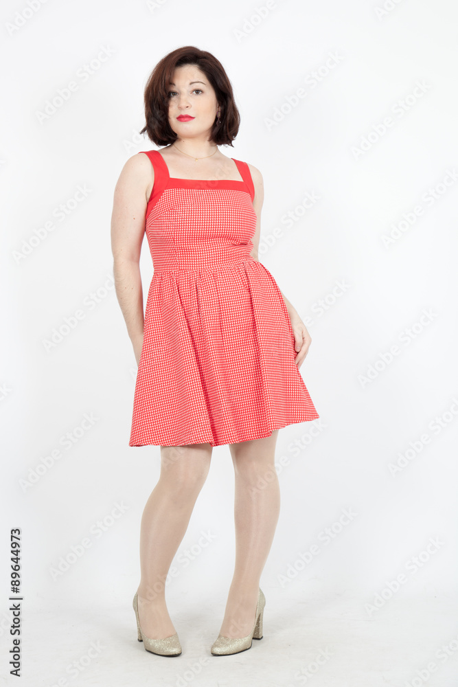 Beautiful woman doing different expressions in different sets of clothes: posing Beautiful woman doing different expressions in different sets of clothes: posing