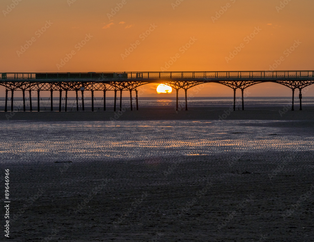 Pier at sunset