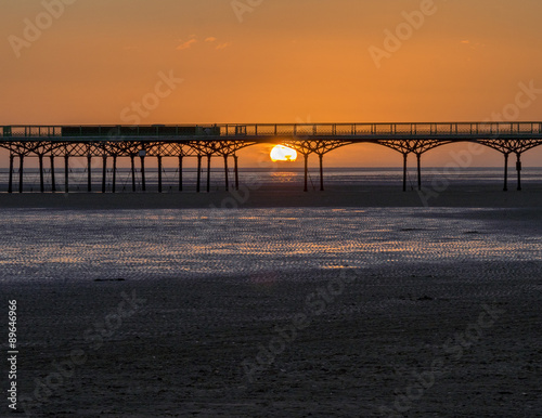 Pier at sunset