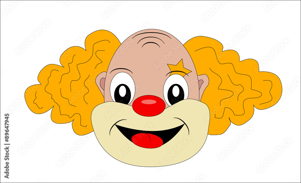 Carnival clown mask Carnival clown mask