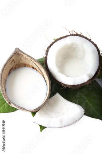 with fresh coconut fragrance