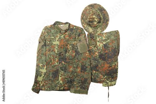 German military camouflage acu-flecktarn