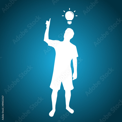 Idea silhouette illustration