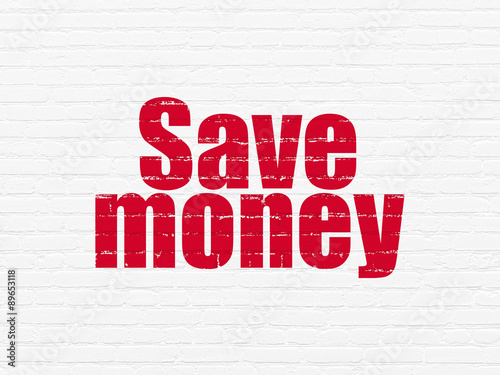 Money concept: Save Money on wall background © Maksim Kabakou