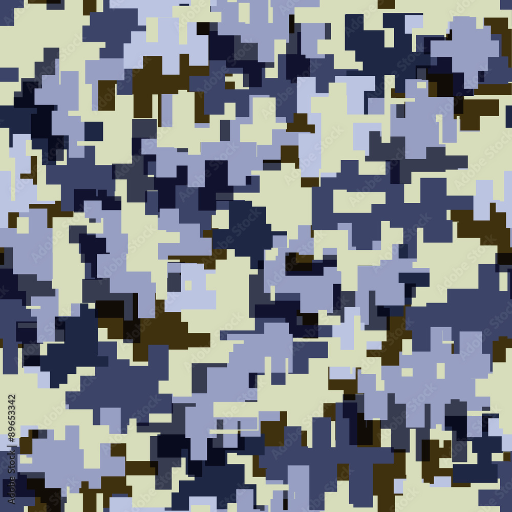 Digital / Modern camouflage seamless pattern
