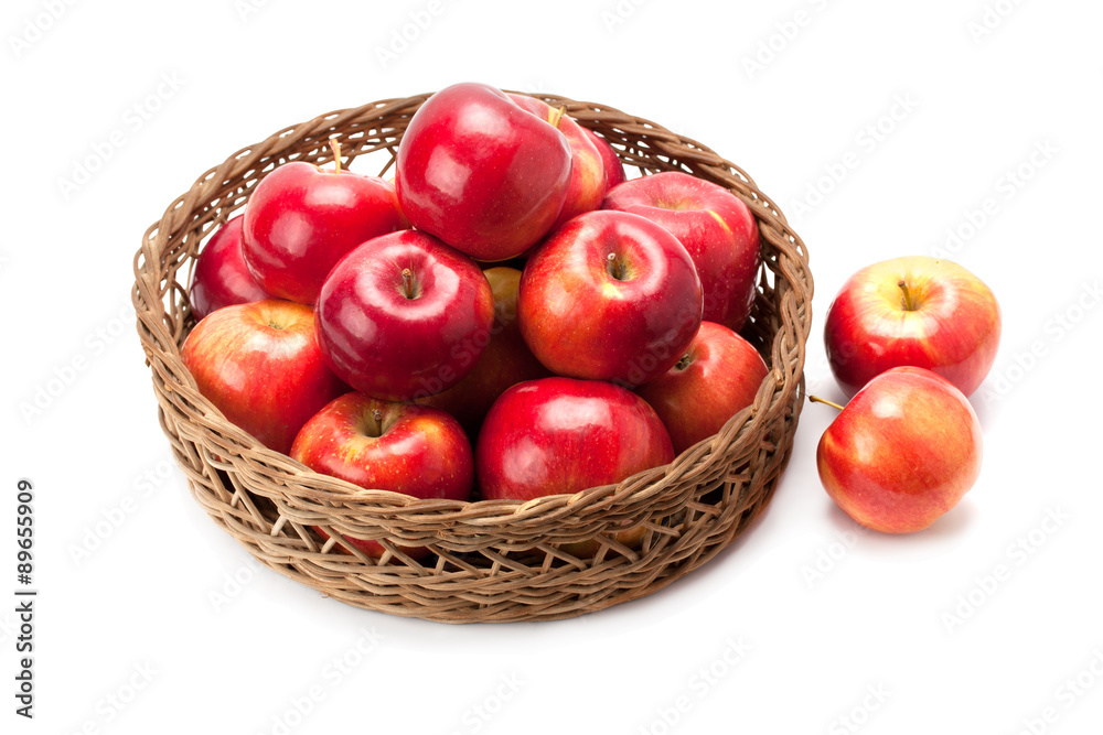 apples arranged in a basket apples arranged in a basket