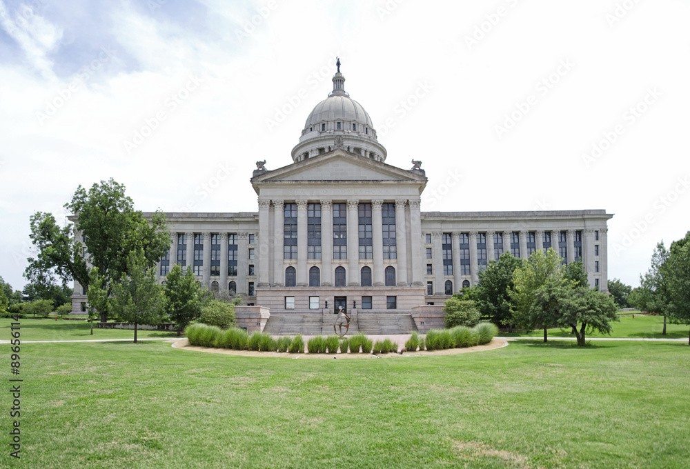 Oklahoma state capital building in Oklahoma city
