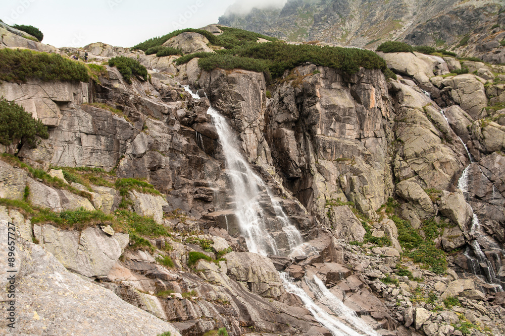 waterfall high tatras