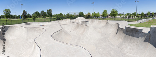 this is a skate park that can be used for skate boarding, roller blades, or bikes