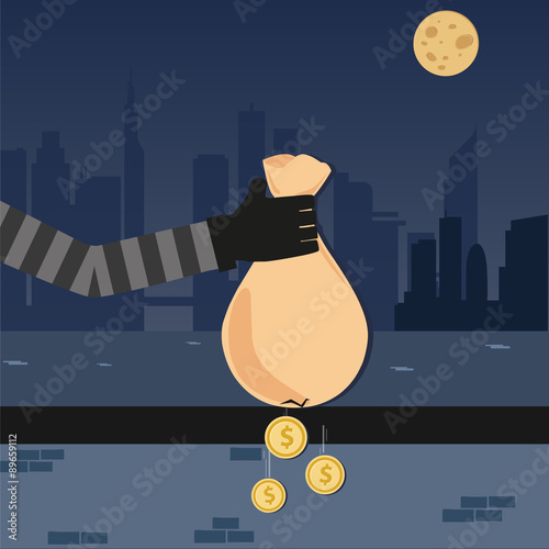 The Thief Money In Urban