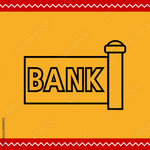 Bank signboard