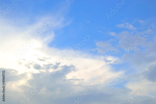 Fototapeta Naklejka Na Ścianę i Meble -  Blue sky and clouds.