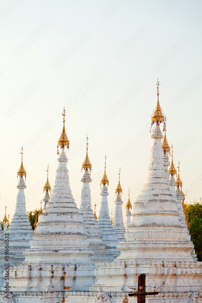 Fototapeta premium Kuthodaw Pagoda, Myanmar