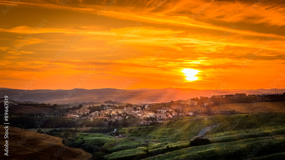 Obraz premium Tuscan town