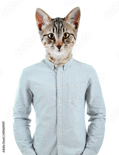 Portrait Of Man With Animal...