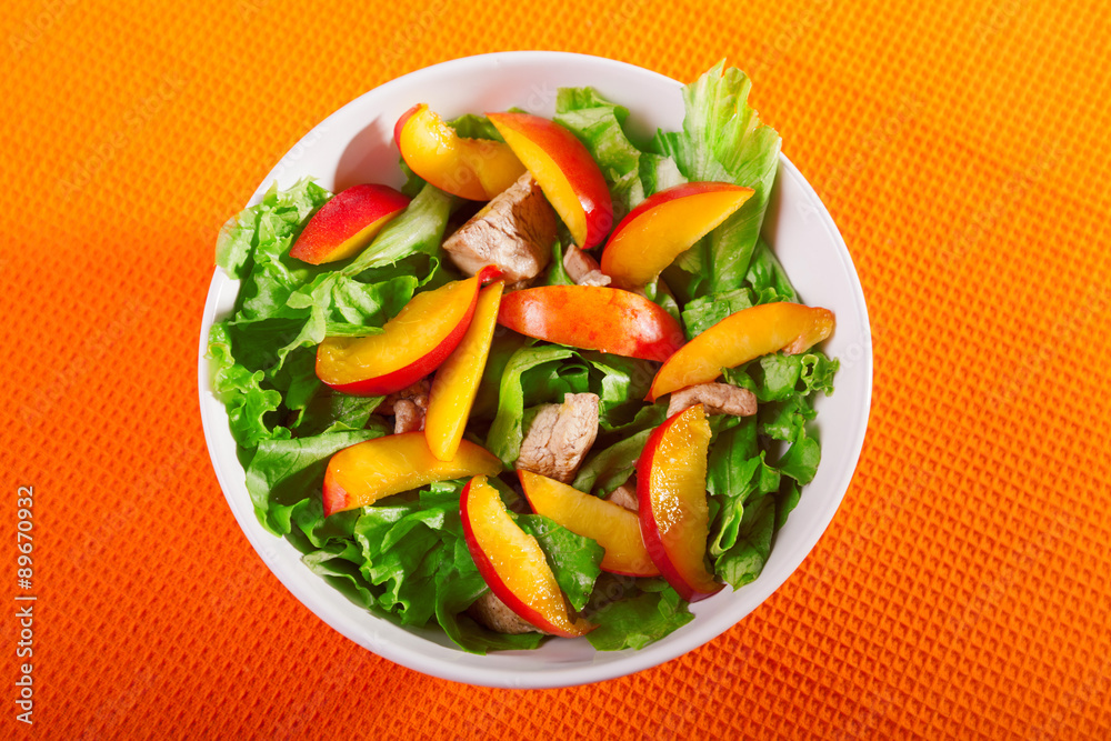 Chicken salad with peaches Chicken salad with peaches