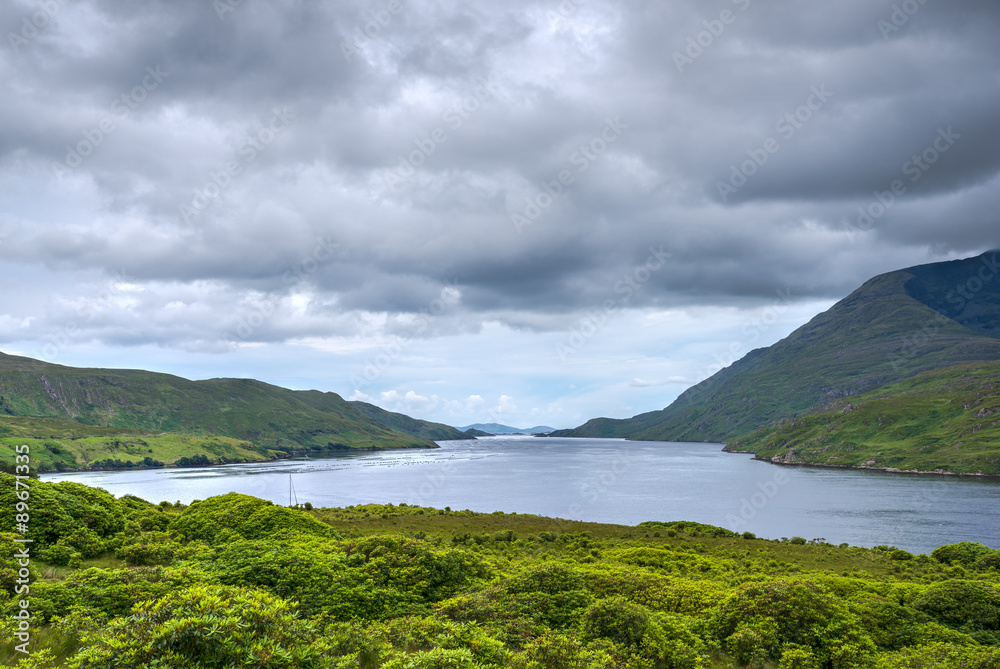 Killary Harbour at Leenane in Connemara Killary Harbour at Leenane in Connemara