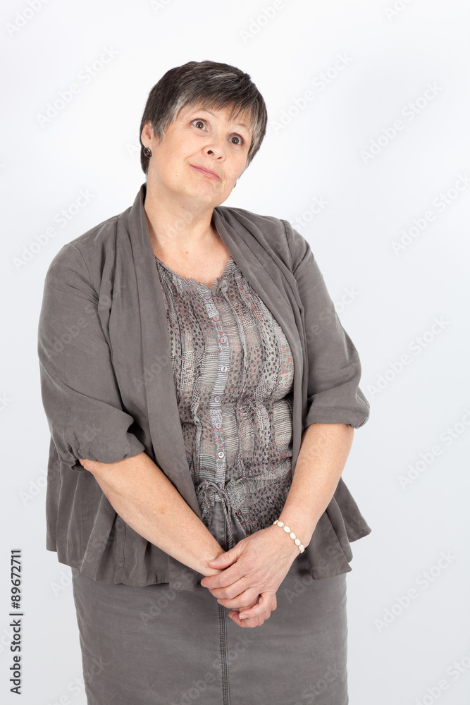 Beautiful woman doing different expressions in different sets of clothes: bored Beautiful woman doing different expressions in different sets of clothes: bored