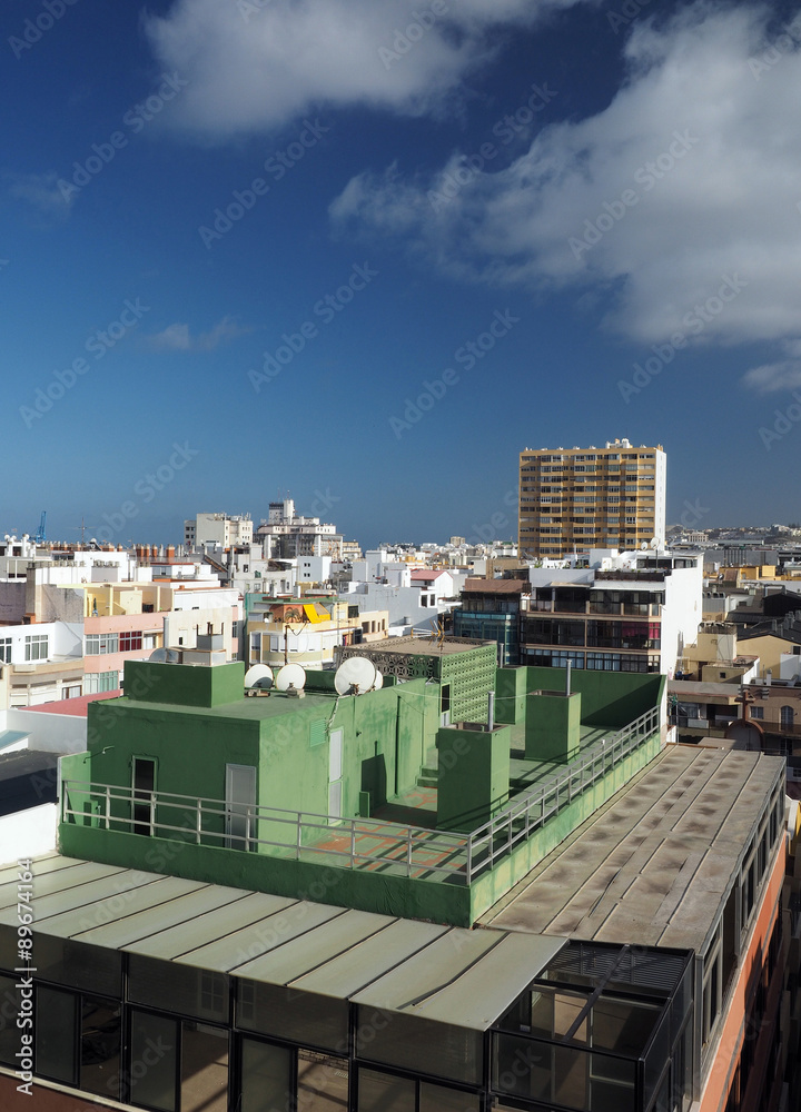 rooftop view condos hotels Las Palmas capital Grand Canary Islan