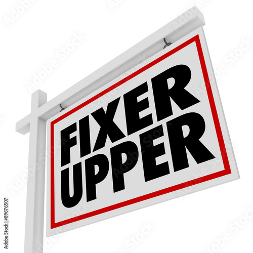 Fixer Upper Real Estate Sign Restoration Renovation House Home D