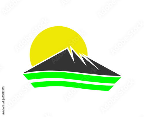 wave mountain logo