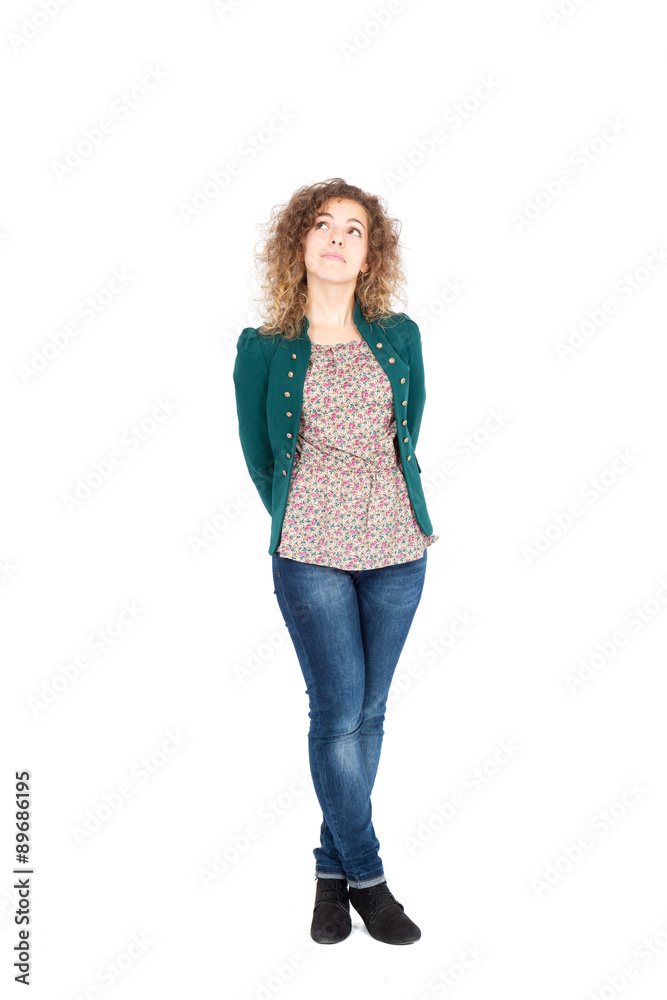 Beautiful Hispanic woman doing different expressions in different sets of clothes: posing Beautiful Hispanic woman doing different expressions in different sets of clothes: posing