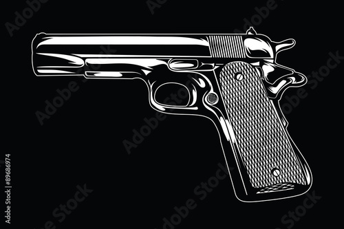 Handgun Vector Illustration
