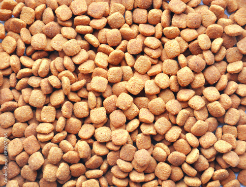 Dry cat food background