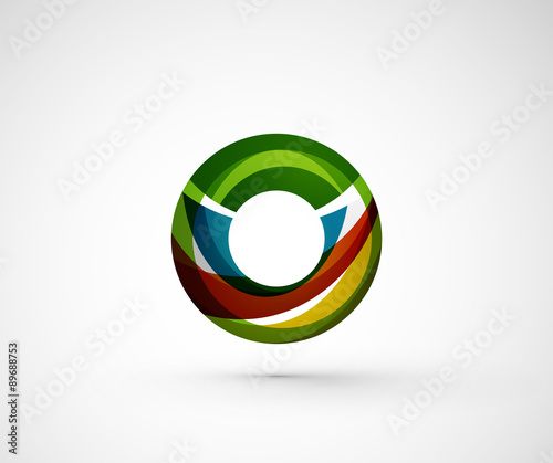Free Download Abstract geometric company logo ring, circle - GFXLoad